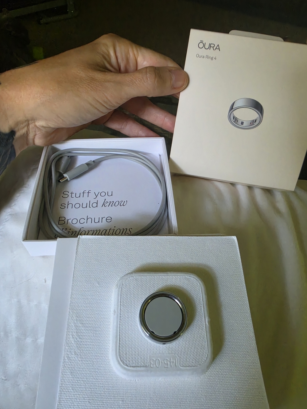 Oura Ring 4 Smart Ring - Silver Finish